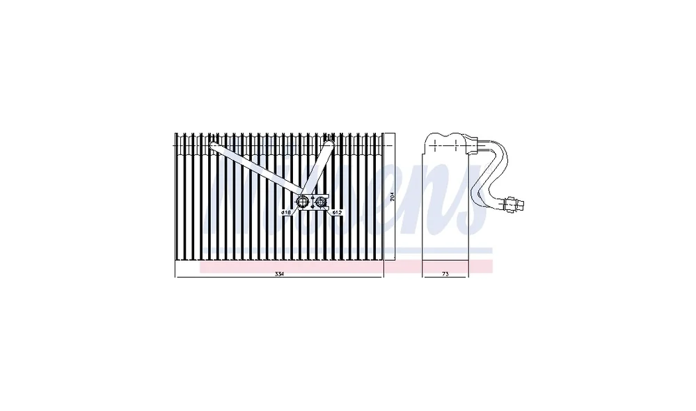 Fordamper, klimaanlegg 92168 (Nissens) v:6245804