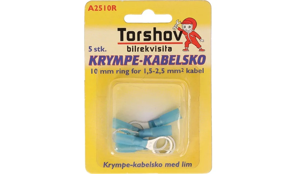 Krympekabelsko ring 10mm blå v:6058572