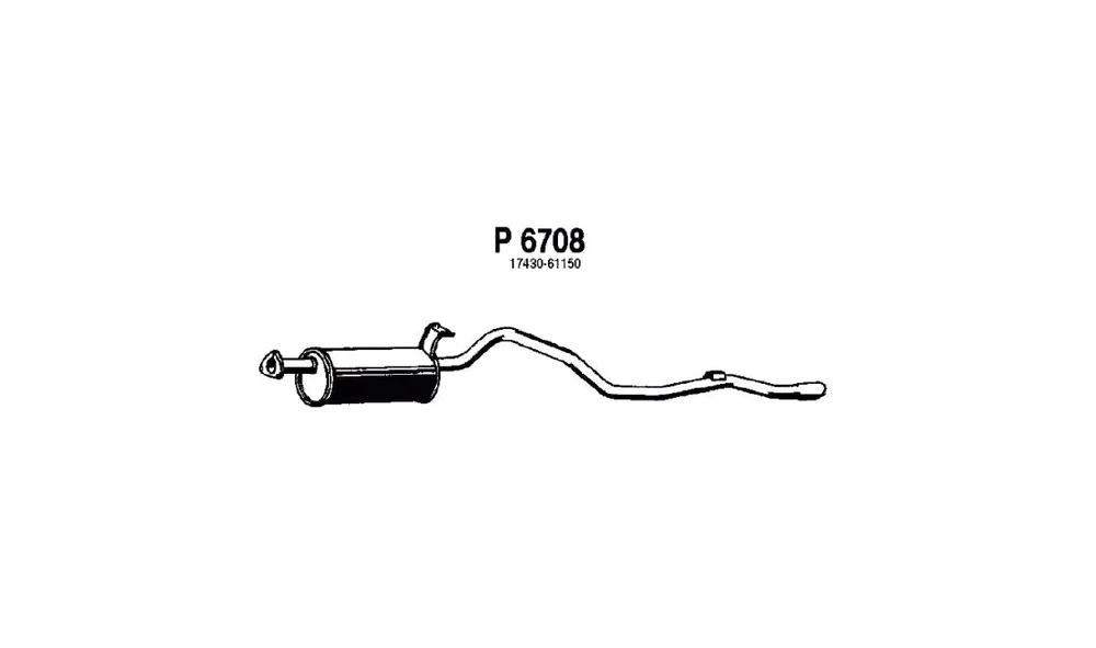 Bakre Lydpotte - P6708 - (Fenno) v:3100341