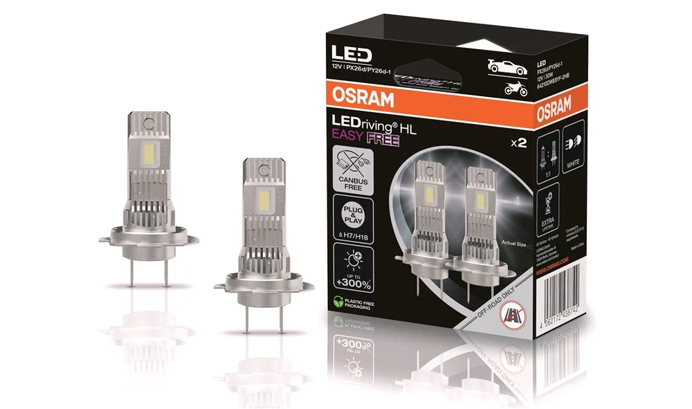 Pæresæt H7 LEDriving Easy Free - Osram v:9353794